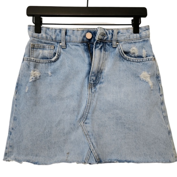 Zara woman Denim Mini Skirt - Picture 9 of 9